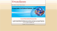 Desktop Screenshot of concordexports.com